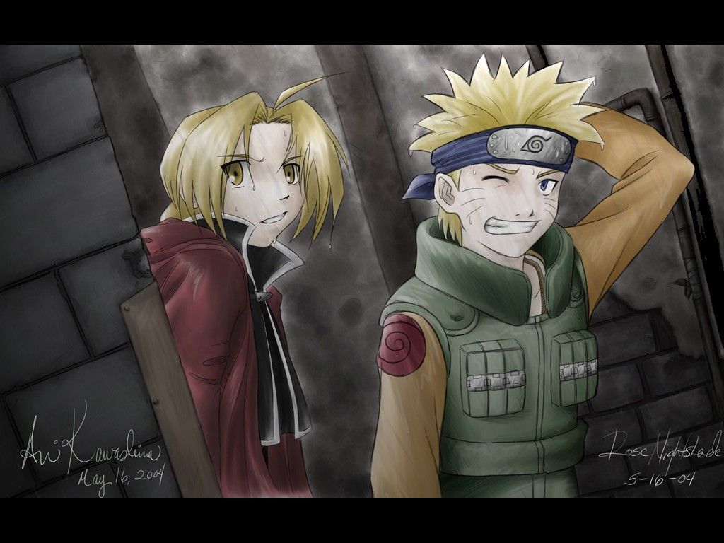 FULL METAL ALCHEMIST NARUTO full metal alchemist naruto: